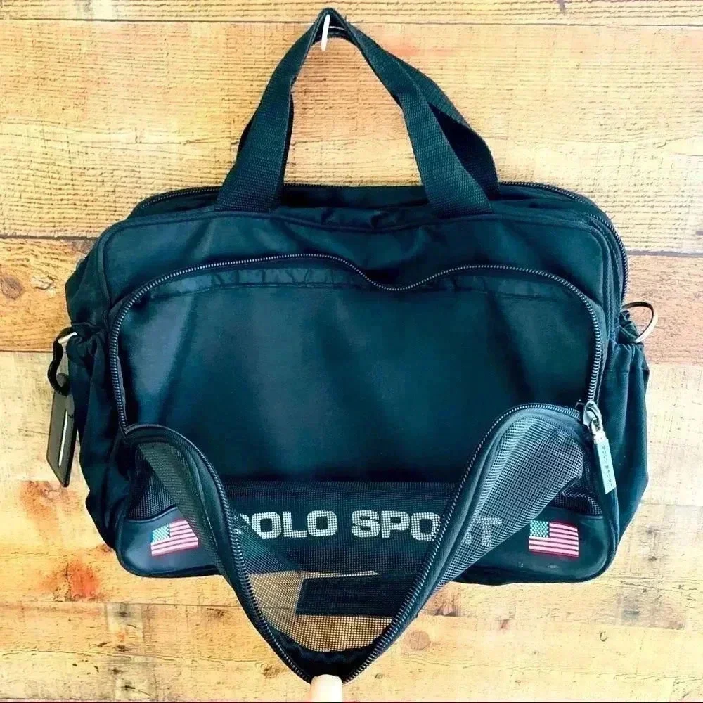 Vintage Y2K Ralph Lauren Polo Sport Messenger/Laptop Bag